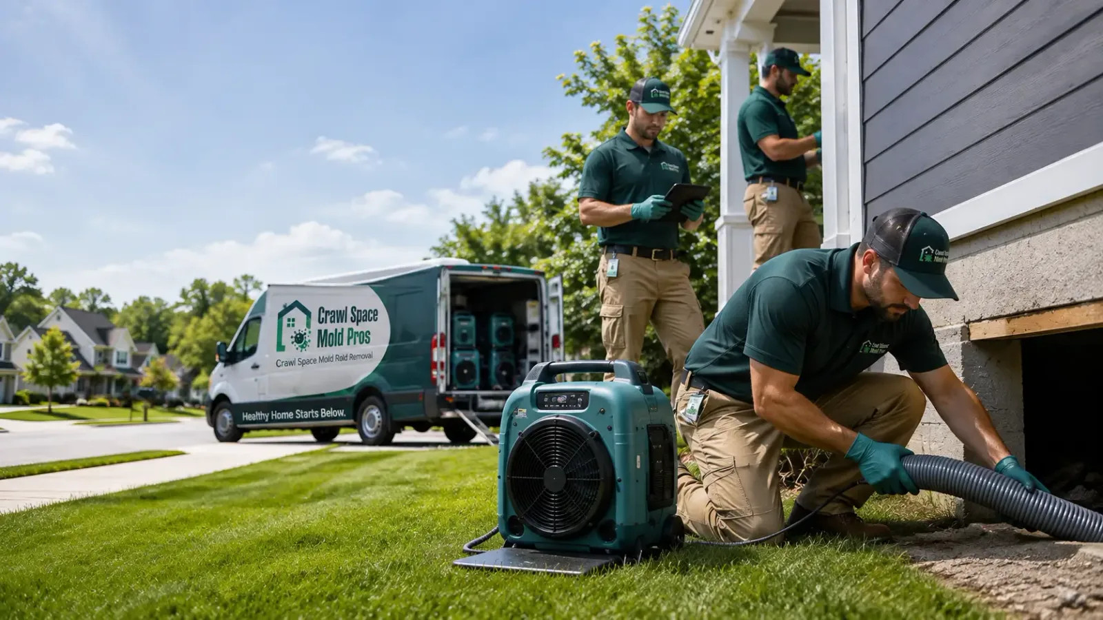 Crawl Space Mold Removal in Fostoria, MI